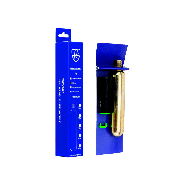Pack: Self-Inflating Life Jacket with 3 Spare Cartridges